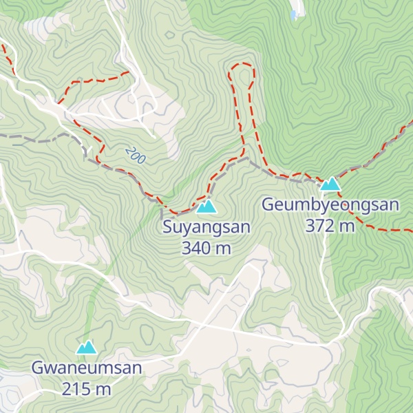Map of Suyangsan