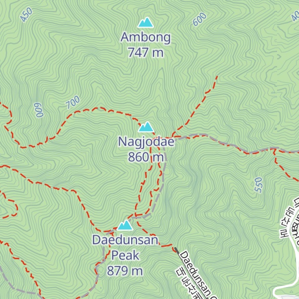 Map of Nagjosanjang