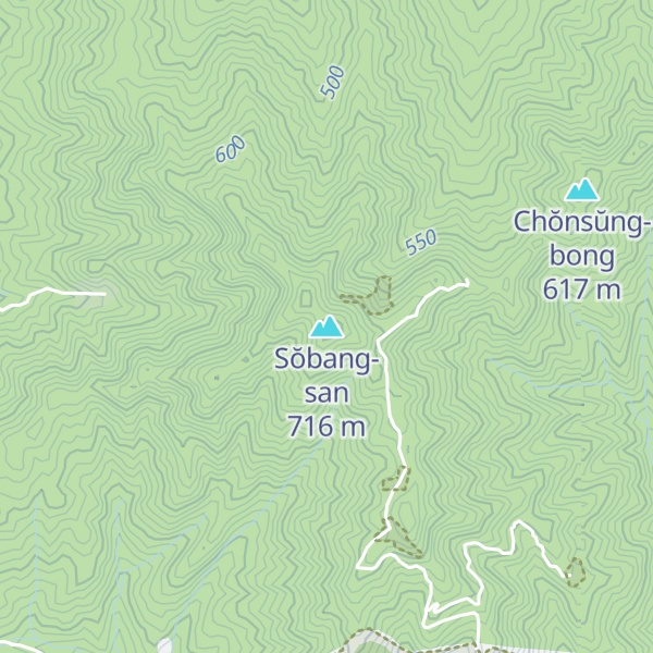 Map of Sŏbang-san