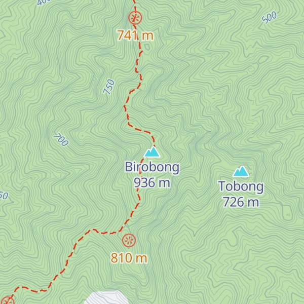Map of Birobong