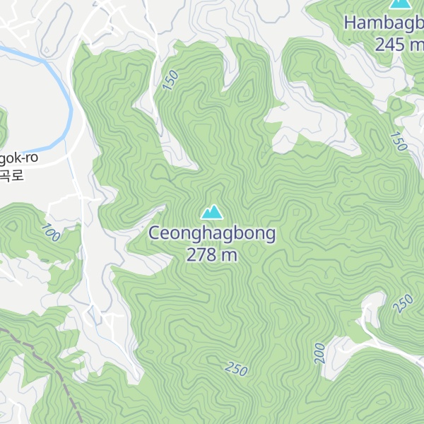 Map of Ceonghagbong