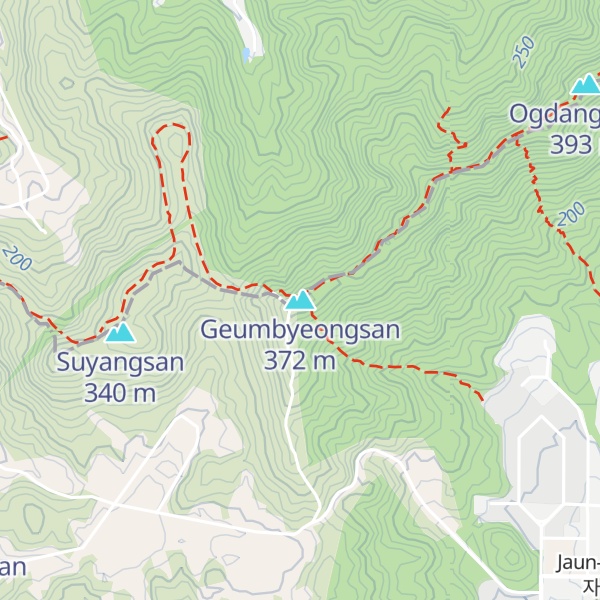 Map of Geumbyeongsan