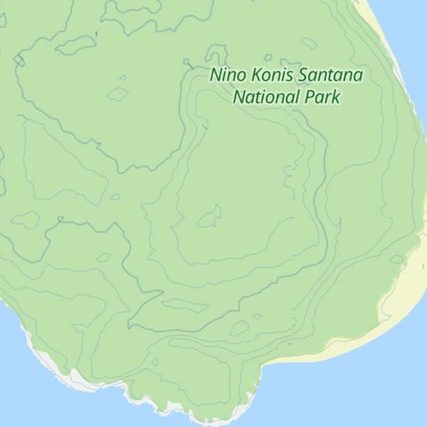 Map of Gunung Lenetchauvano