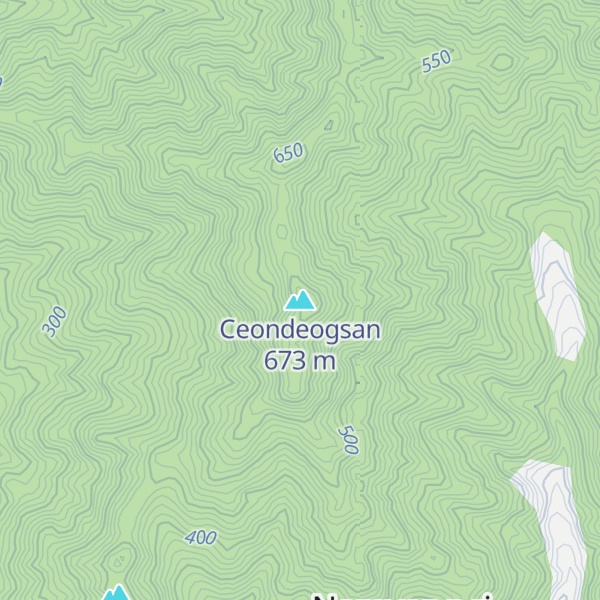 Map of Ceondeogsan