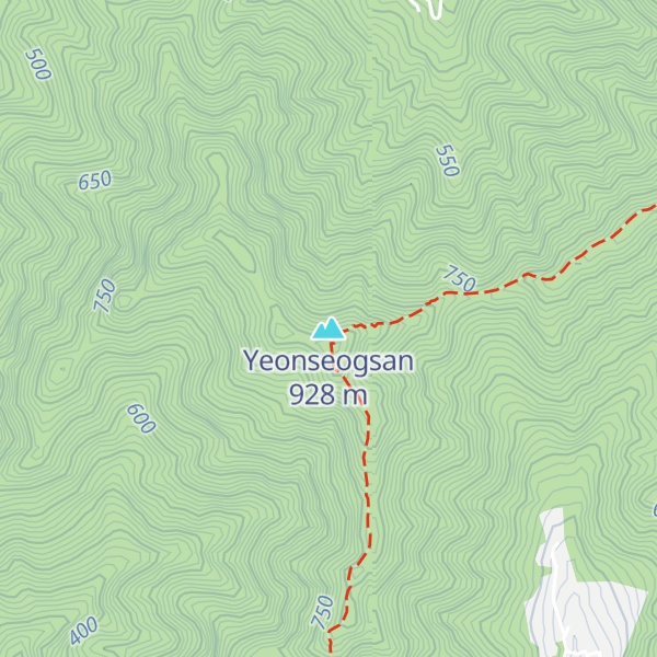 Map of Yeonseogsan