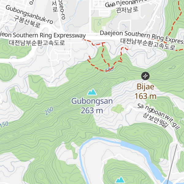 Map of Gubongsan