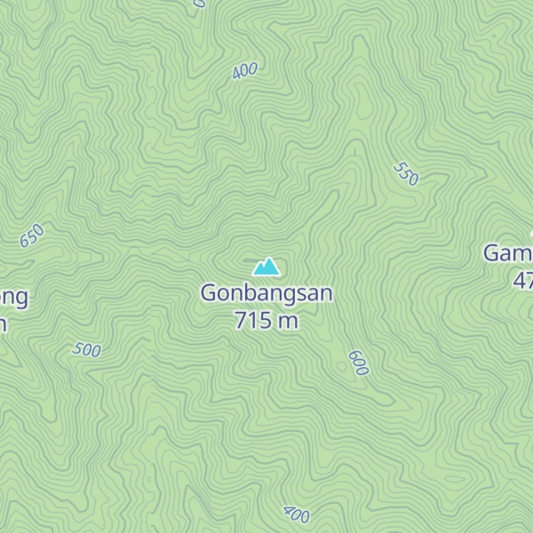 Map of Gonbangsan
