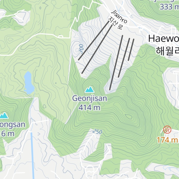Map of Geonjisan