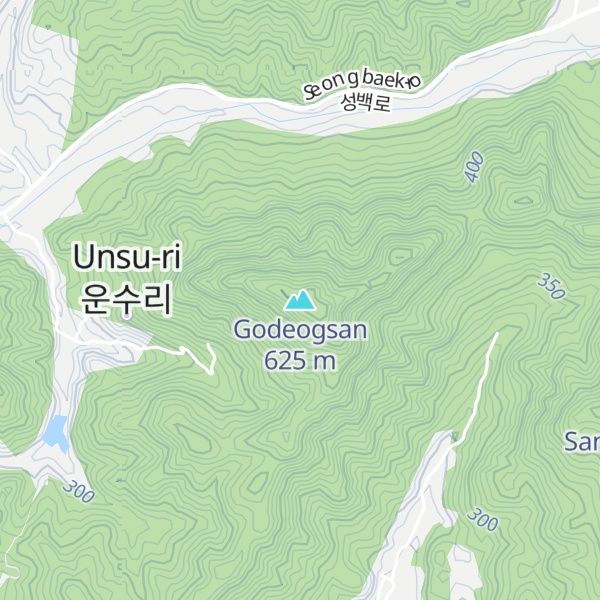 Map of Godeogsan