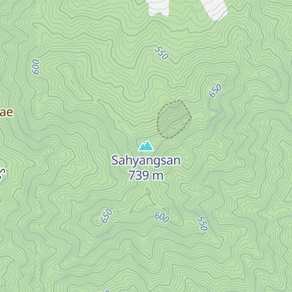 Map of Sahyangsan
