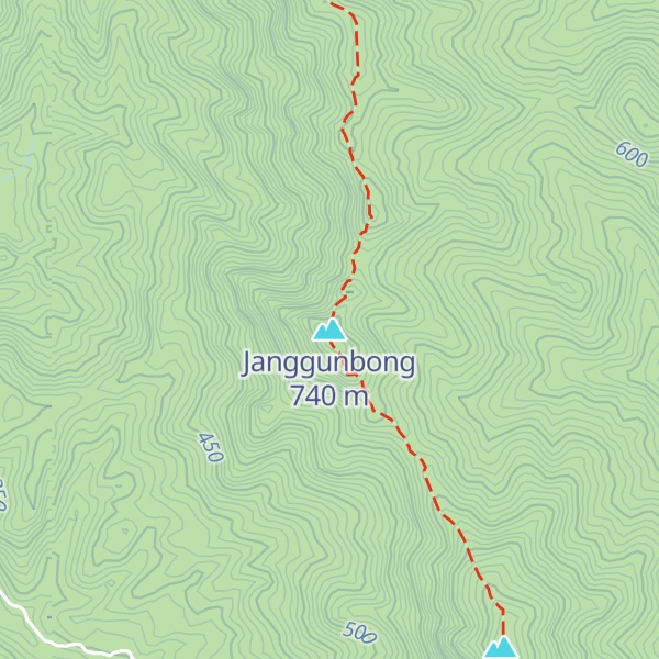 Map of Janggunbong