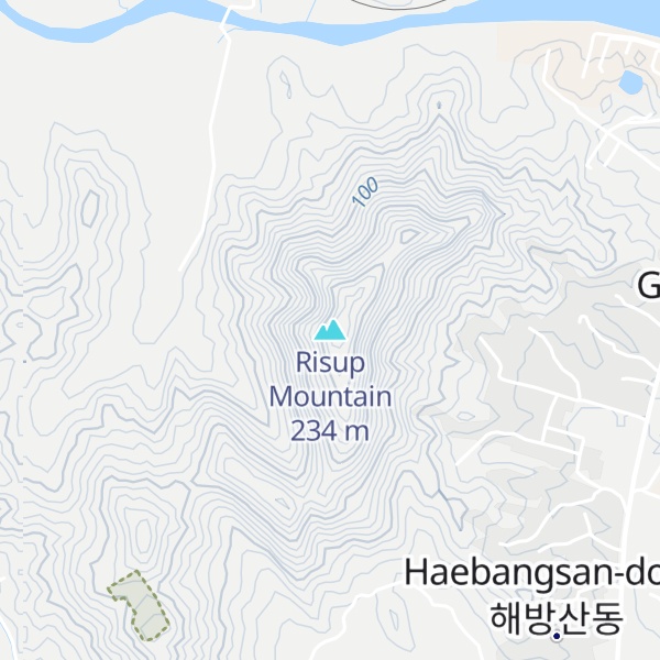Map of Risup Mountain