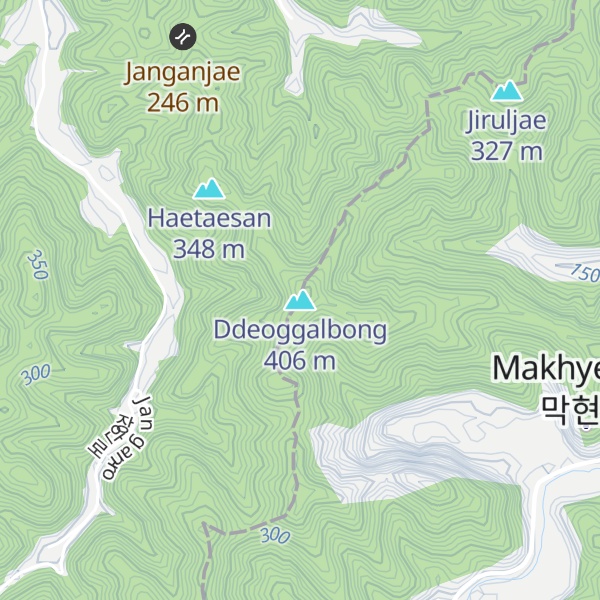 Map of Ddeoggalbong