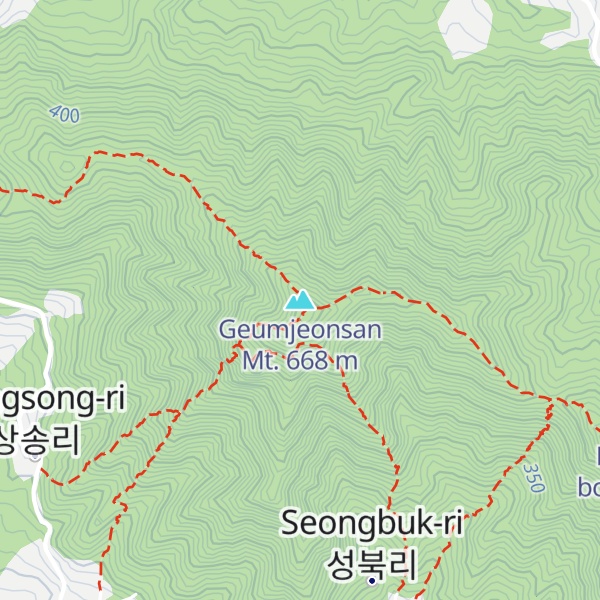 Map of Geumjeonsan Mt.