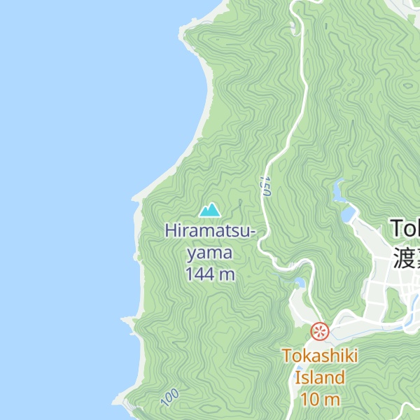Map of Hiramatsu-yama