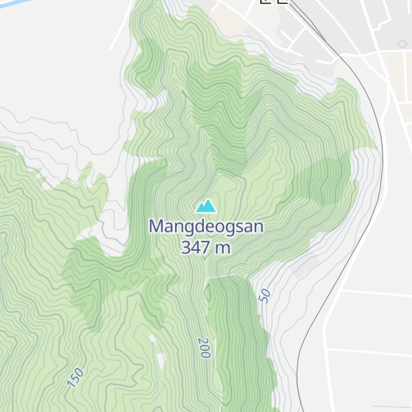 Map of Mangdeogsan