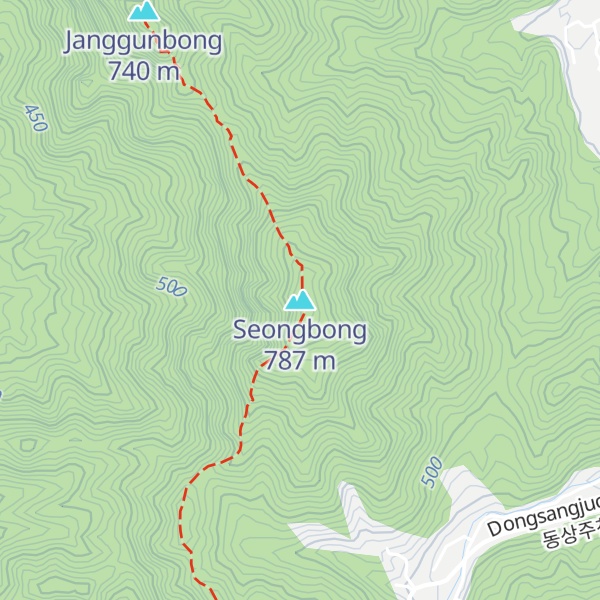 Map of Seongbong