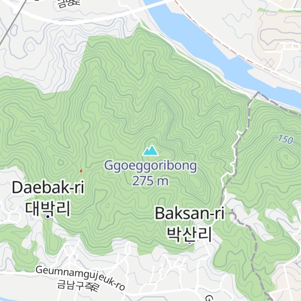 Map of Ggoeggoribong