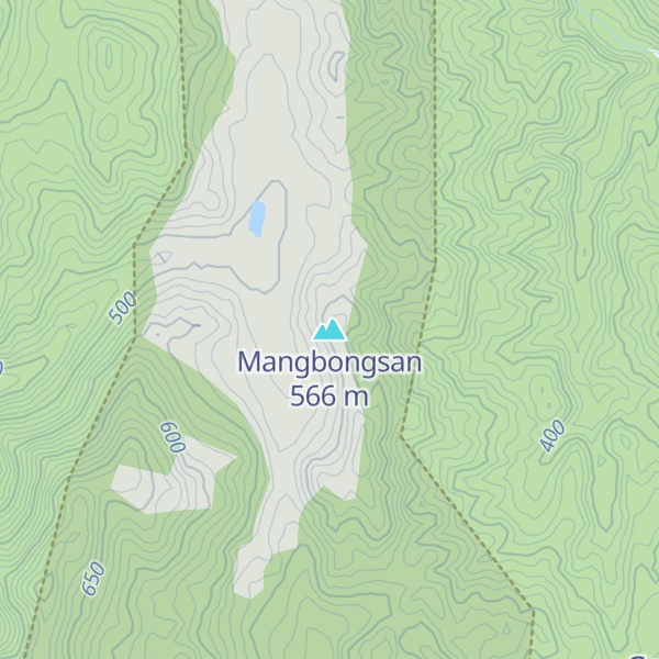 Map of Mangbongsan