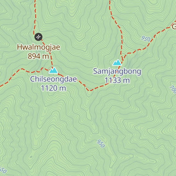 Map of Unjangsan