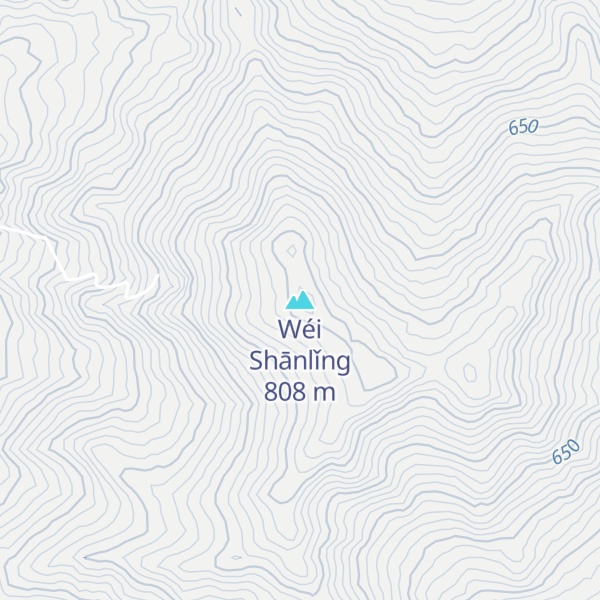 Map of Wéi Shānlǐng