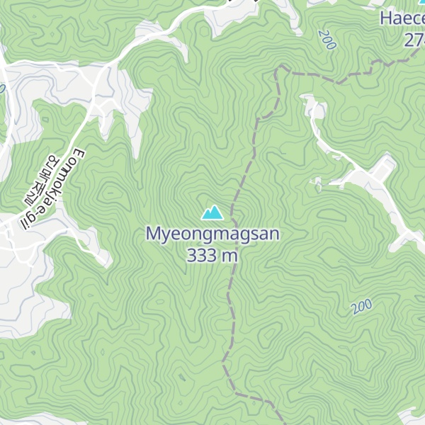 Map of Myeongmagsan
