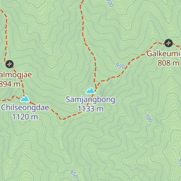 Map of Samjangbong