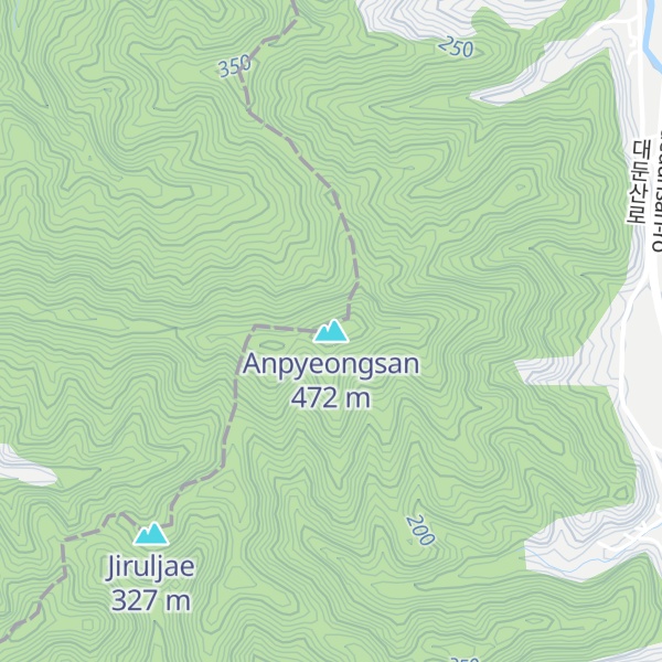 Map of Anpyeongsan