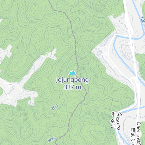Map of Jojungbong