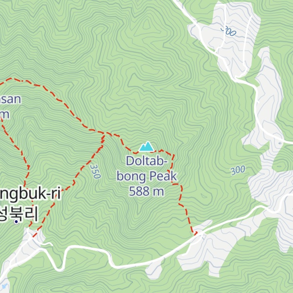 Map of Doltab-bong Peak