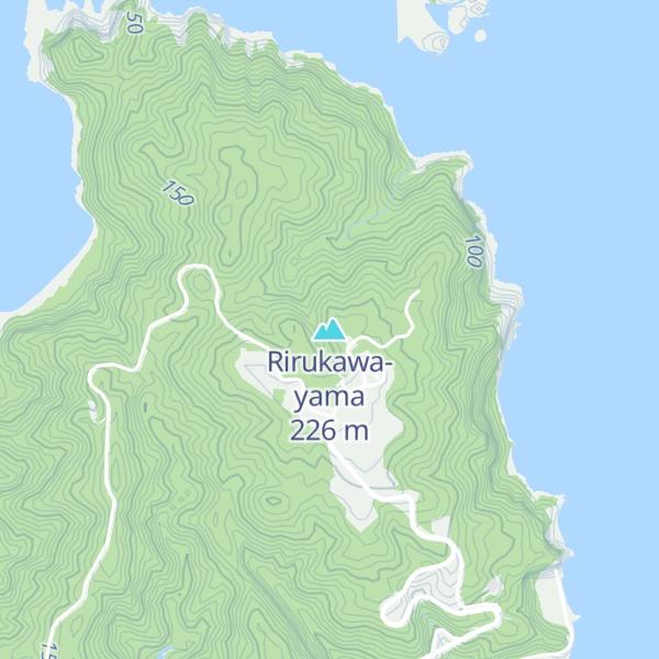 Map of Rirukawa-yama