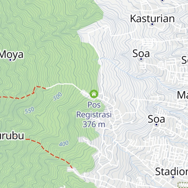 Map of Pos Registrasi