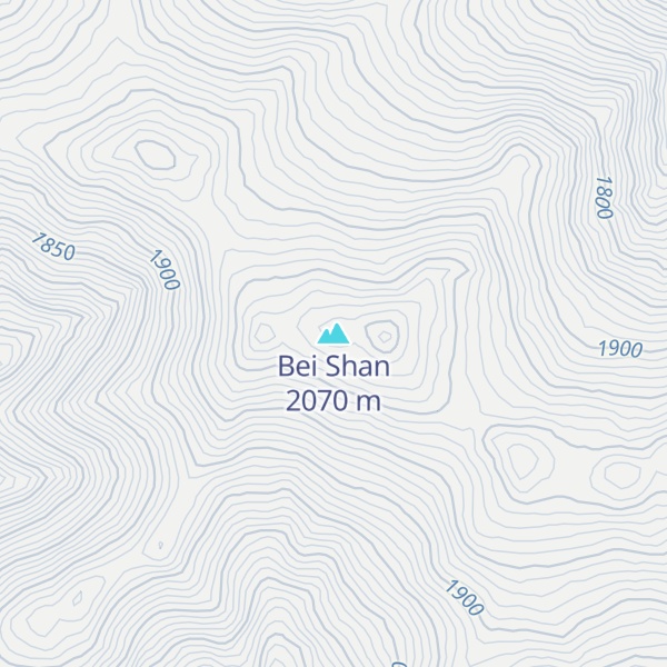 Map of Bei Shan