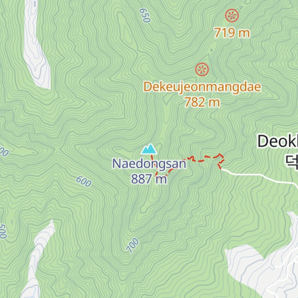 Map of Naedongsan