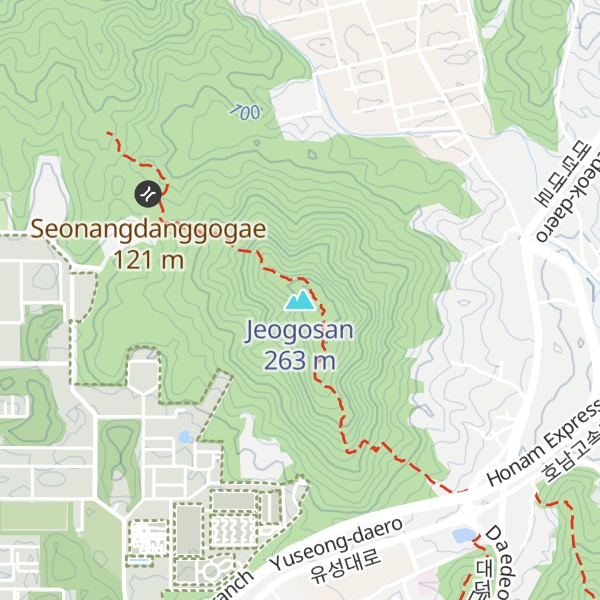 Map of Jeogosan