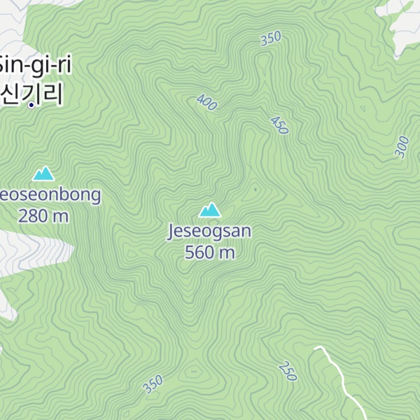 Map of Jeseogsan