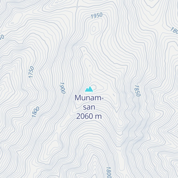 Map of Munam-san