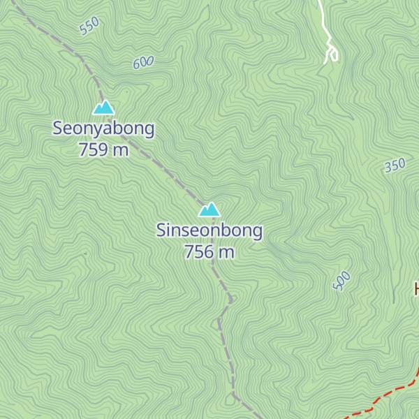 Map of Sinseonbong