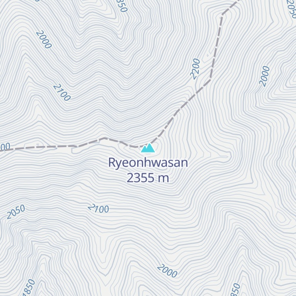 Map of Ryeonhwasan