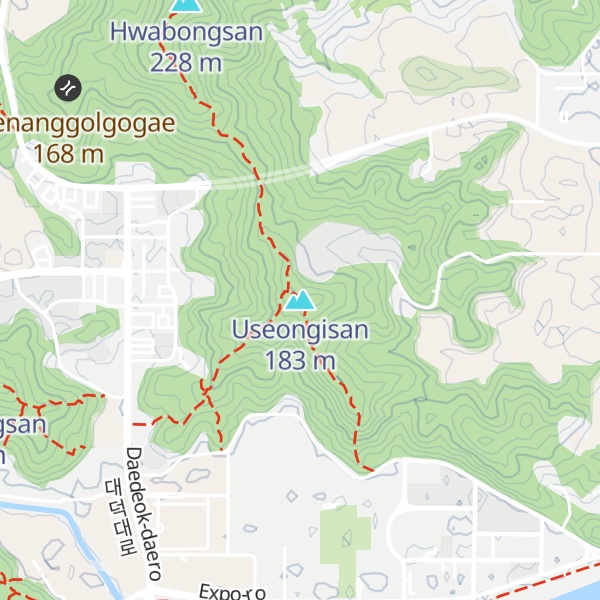 Map of Useongisan