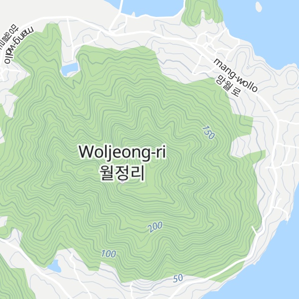 Map of Mangjusan