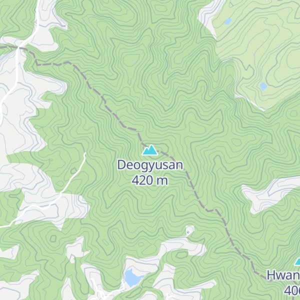 Map of Deogyusan