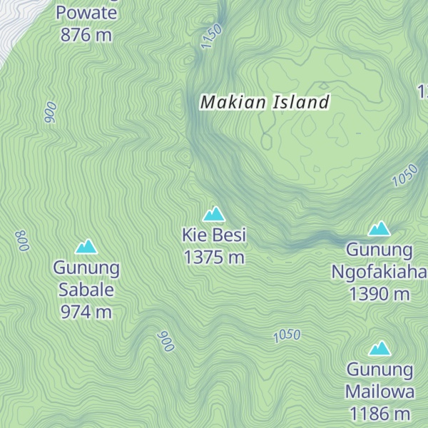 Map of Kie Besi