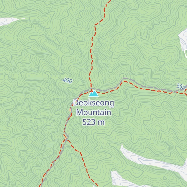 Map of Deokseong Mountain