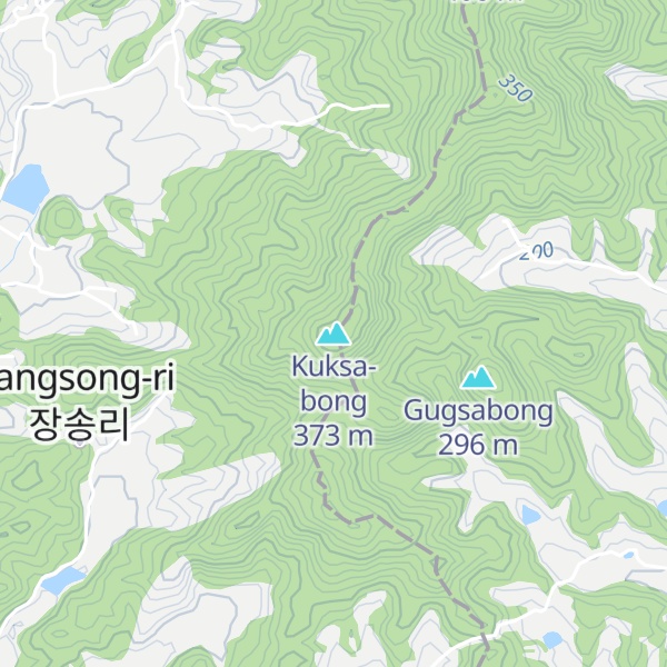 Map of Kuksa-bong