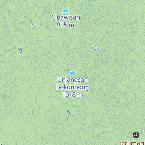 Map of Unjangsan Bokdubong