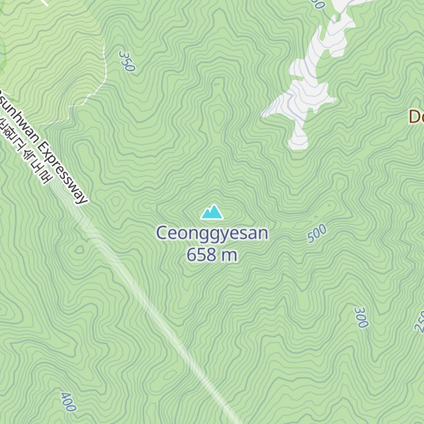 Map of Ceonggyesan