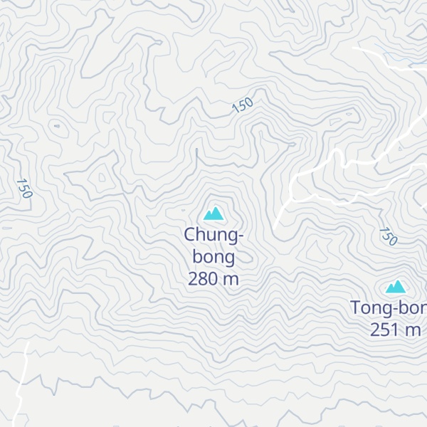 Map of Chung-bong