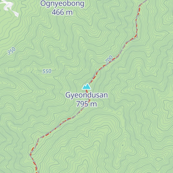 Map of Gyeondusan