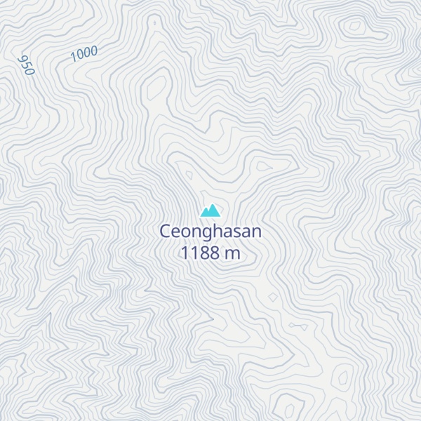 Map of Ceonghasan